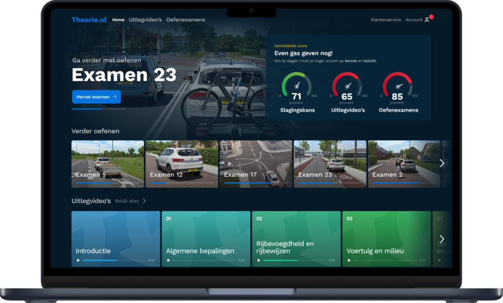 Gratis auto theorie examen oefenen | Theorie.nl