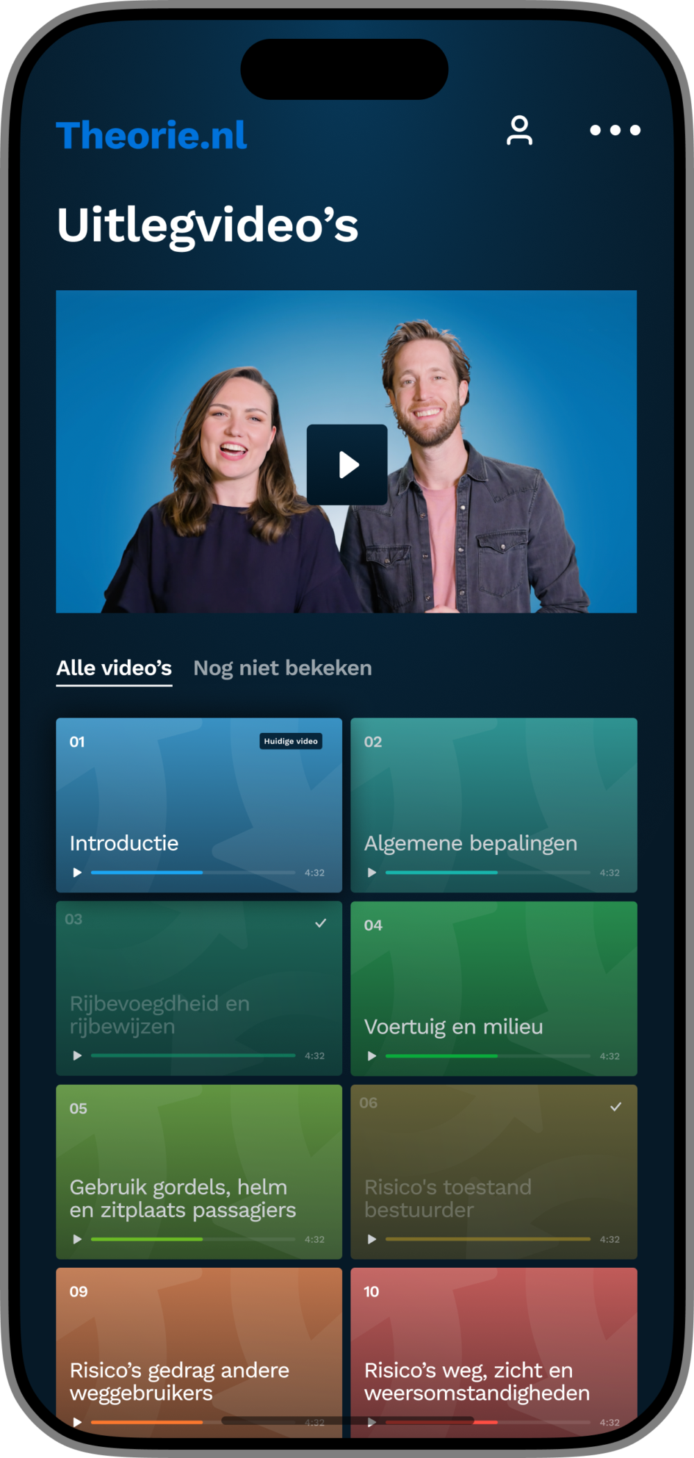 cbr theorie examen uitleg met videos iphone