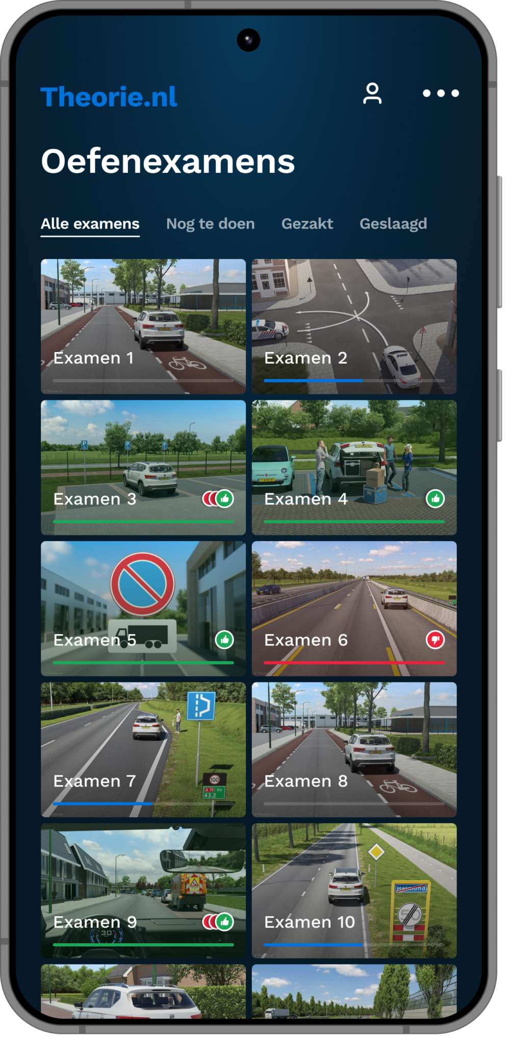 Samsung oefenexamens auto