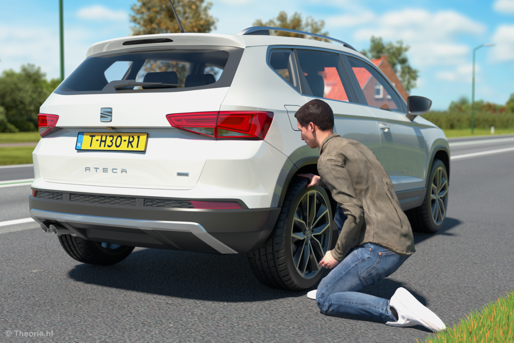 Bandenspanning auto theorie