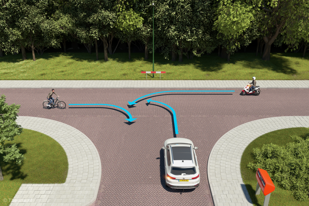Heeft een fietser van rechts voorrang? | Theorie.nl