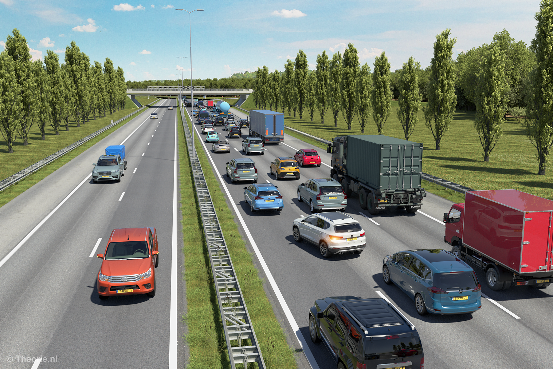 mag je wisselen van baan tijdens file cbr theorie examen