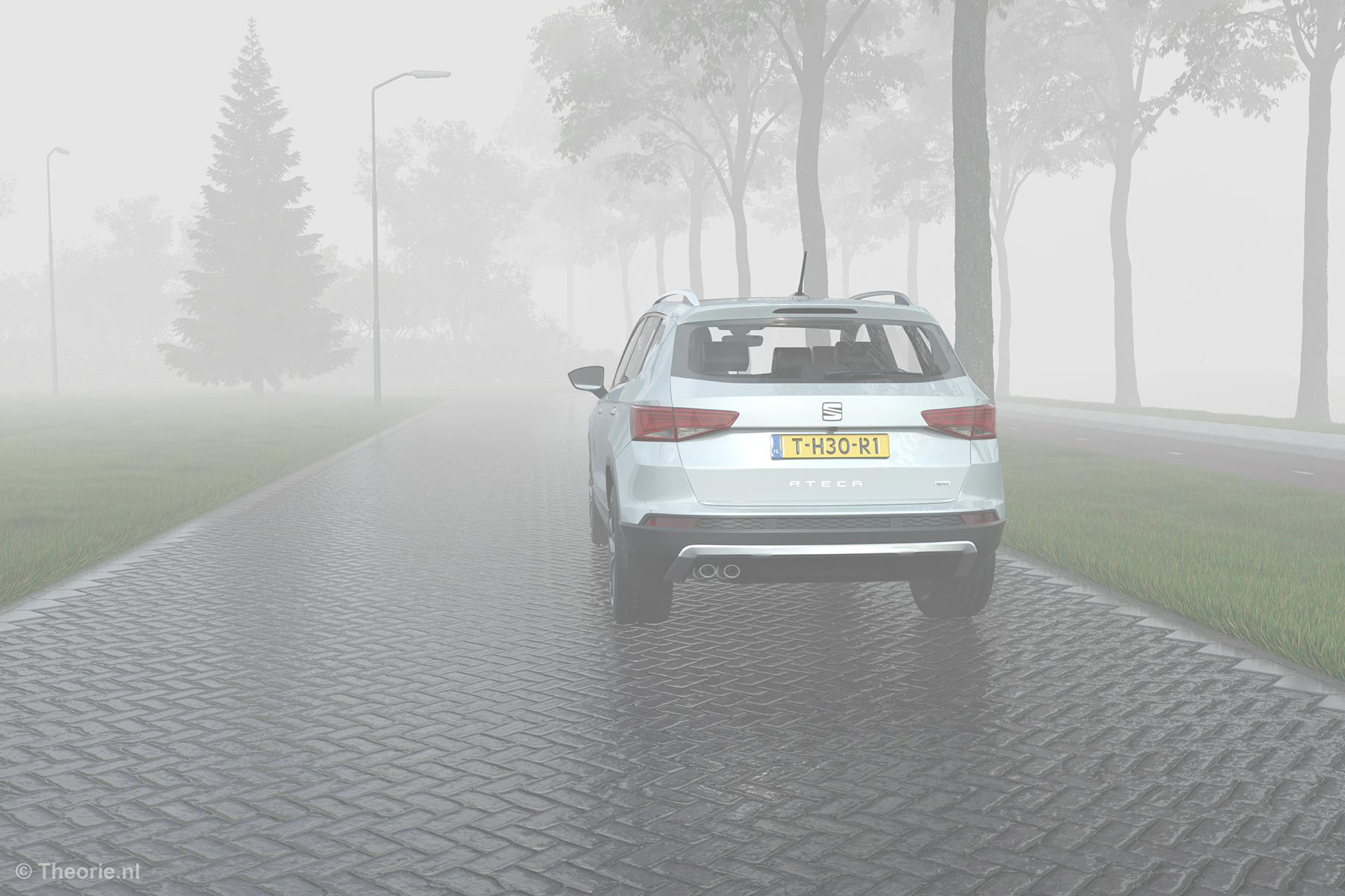 Wanneer mistlamp aan auto cbr theorie examen