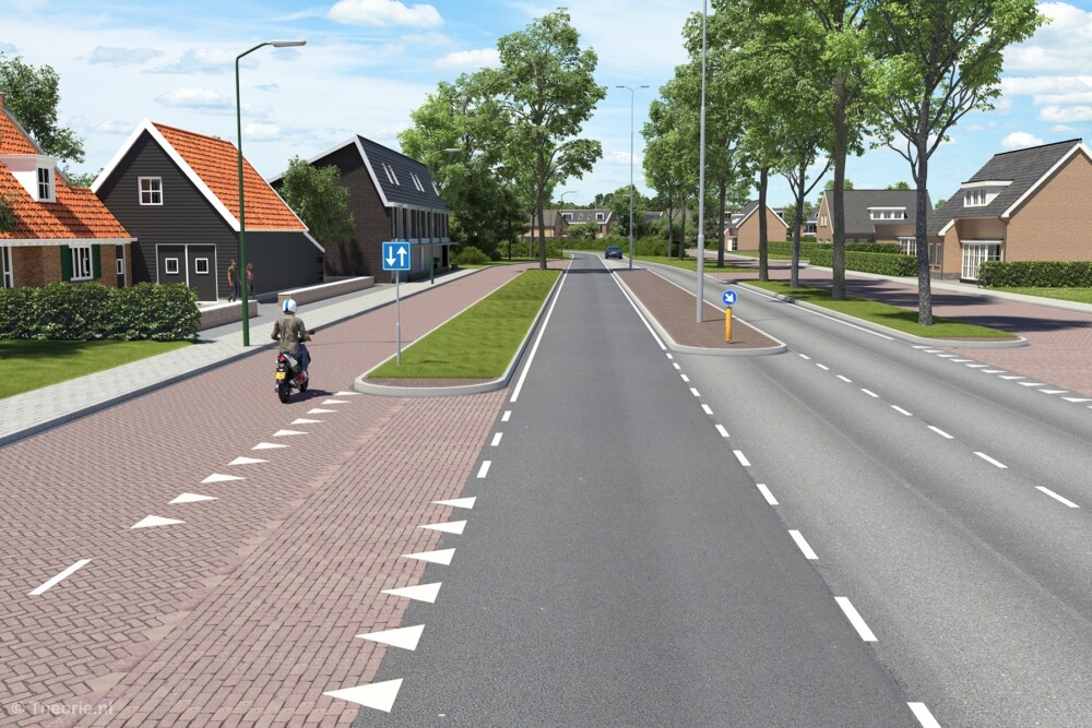 mag je aan linkerkant van de weg rijden met scooter cbr theorie examen