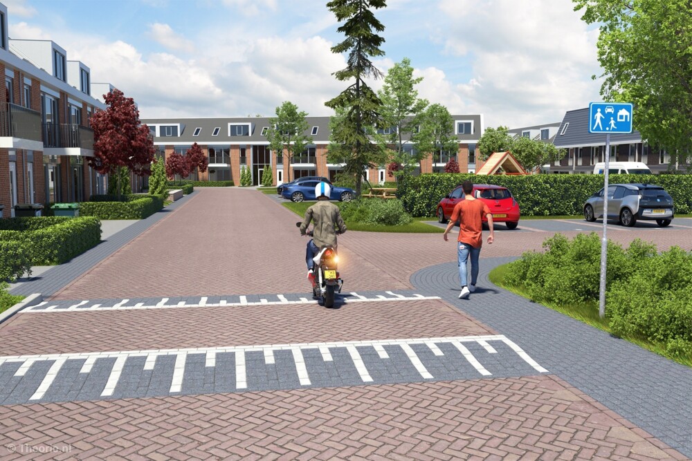 wanneer heeft voetganger voorrang scooter woonerf cbr theorie examen
