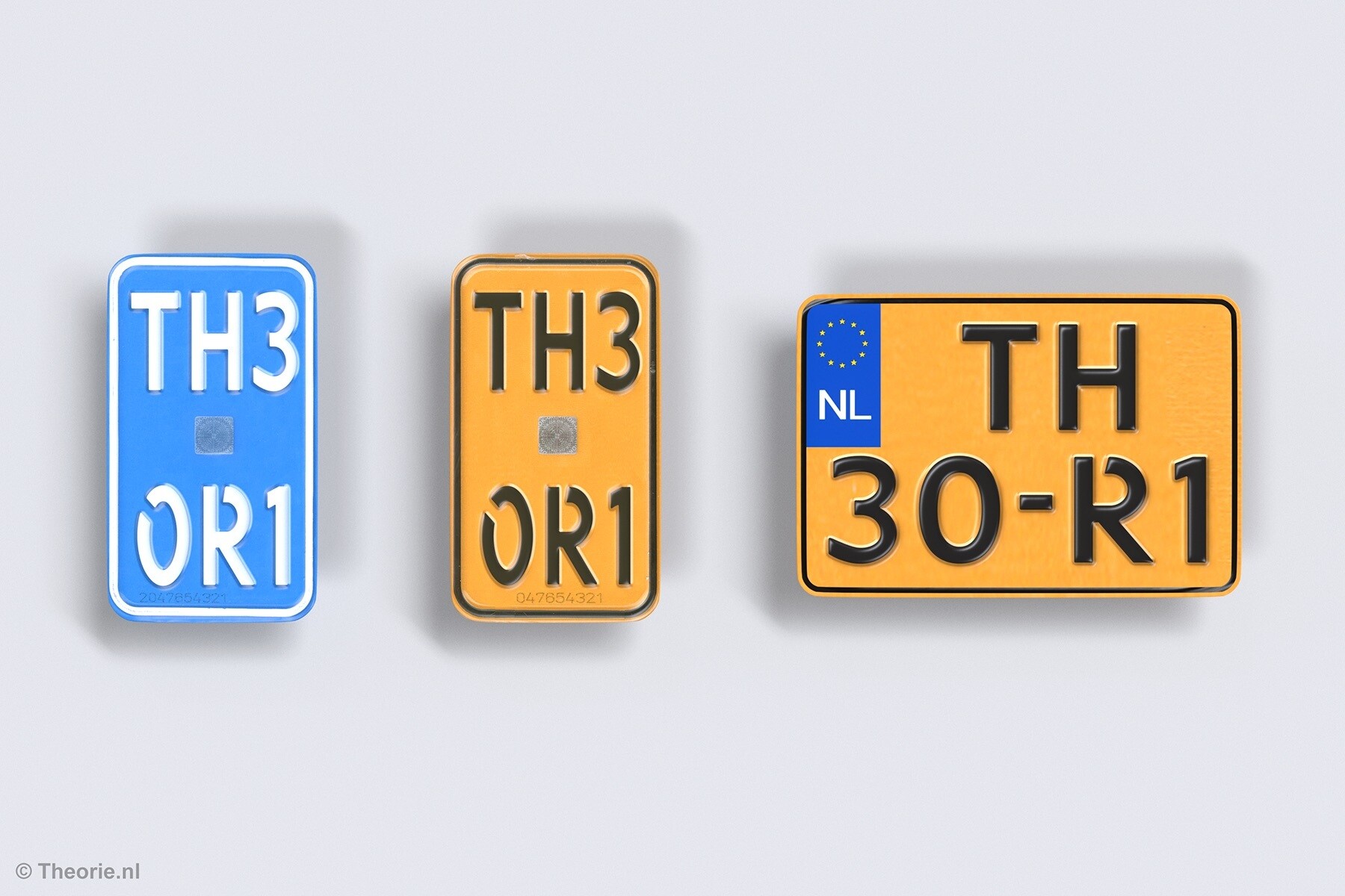 welk kenteken moet je hebben scooter cbr theorie examen