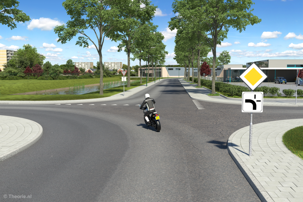 Heeft een fietser van rechts voorrang? | Theorie.nl