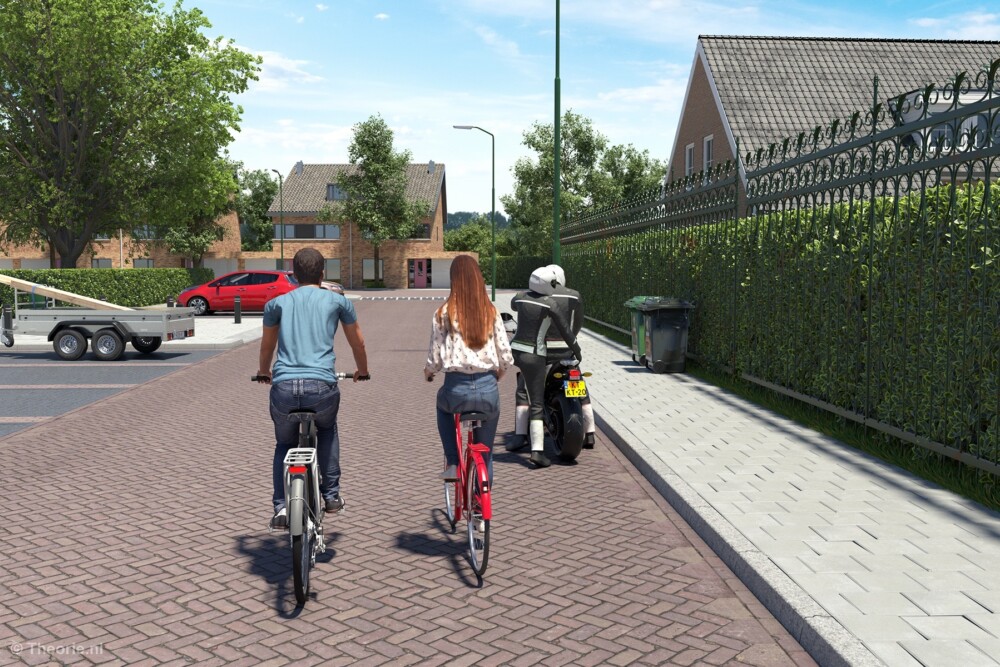 mag je stilstaan in woonerf met motor cbr theorie examen