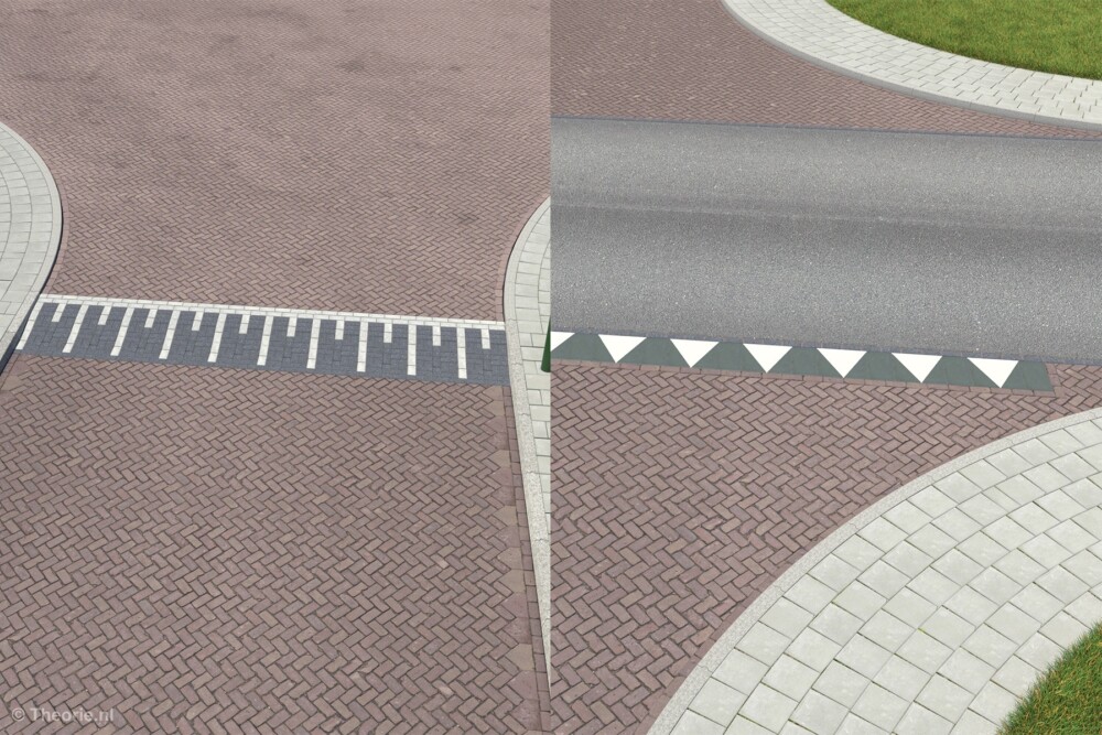 Voorrang bij haaientanden: wat zijn de voorrangsregels? | Theorie.nl