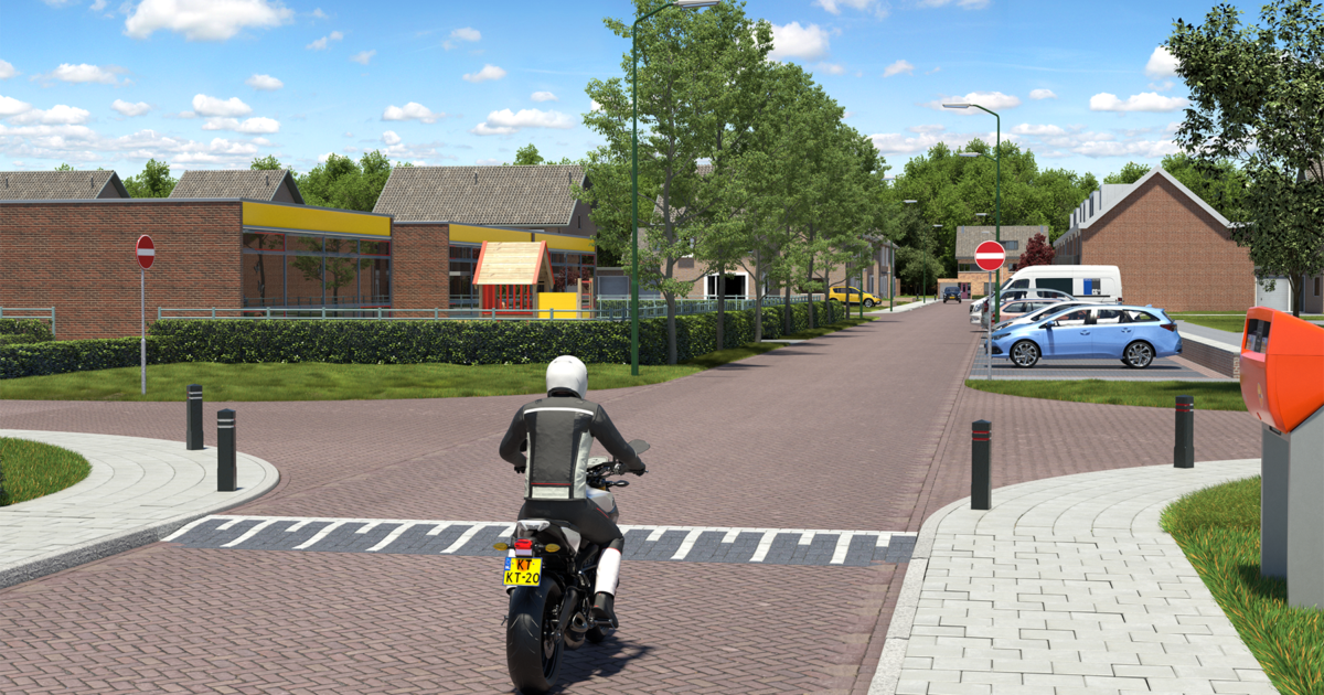 Piano strepen op de weg | Theorie.nl