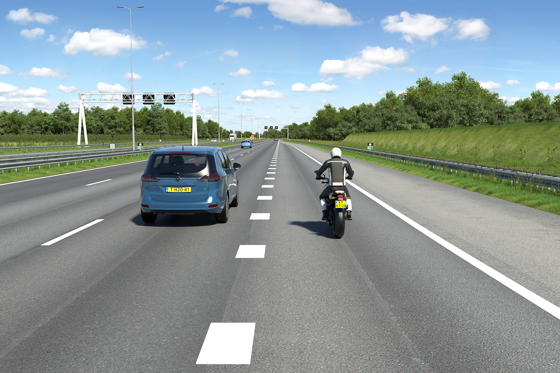 Wanneer mag je rechts inhalen? | Theorie.nl