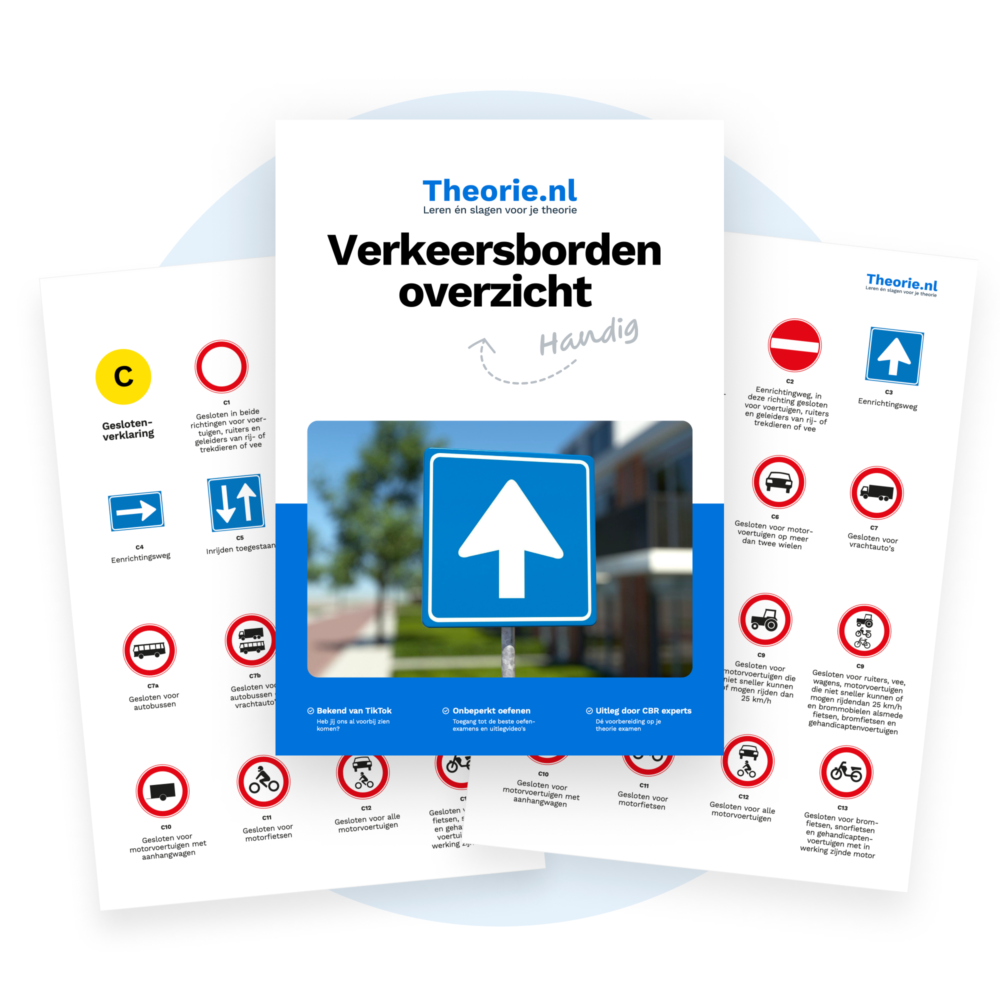 Theorie verkeersborden download